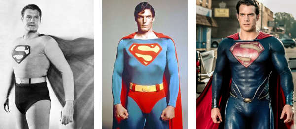 Les superman à travers les âges